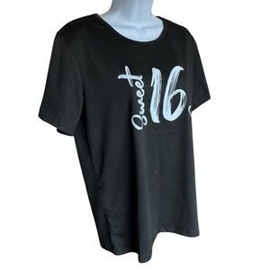 Black Graphic T-Shirt Junior M